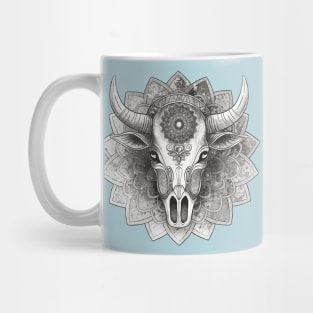 Cow skull mandala Mug